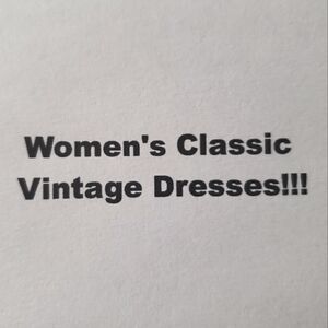 Women's Classic Y2K  & 90s Vintage Dress